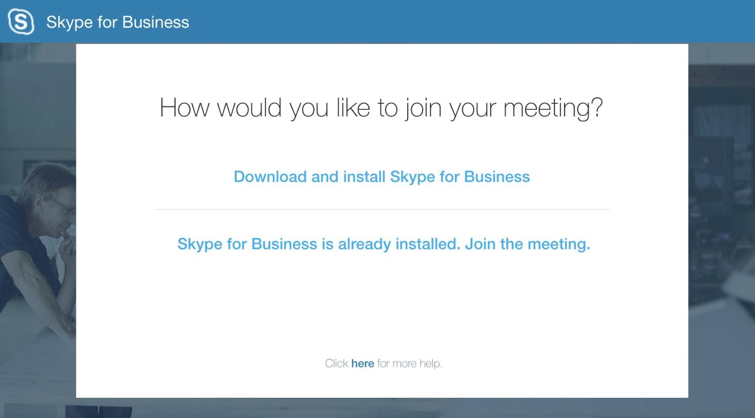 skype for business mac os schedule a meeting